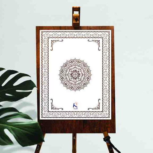 شابلون کالیگرافی طرح فرش پارسی مدل جوانا