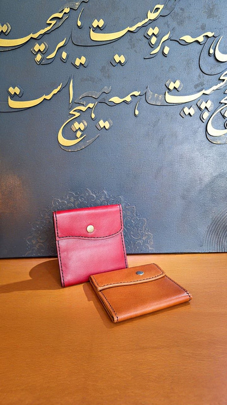 جاکارتی جیبی چرمی سایز متوسط با کد 208