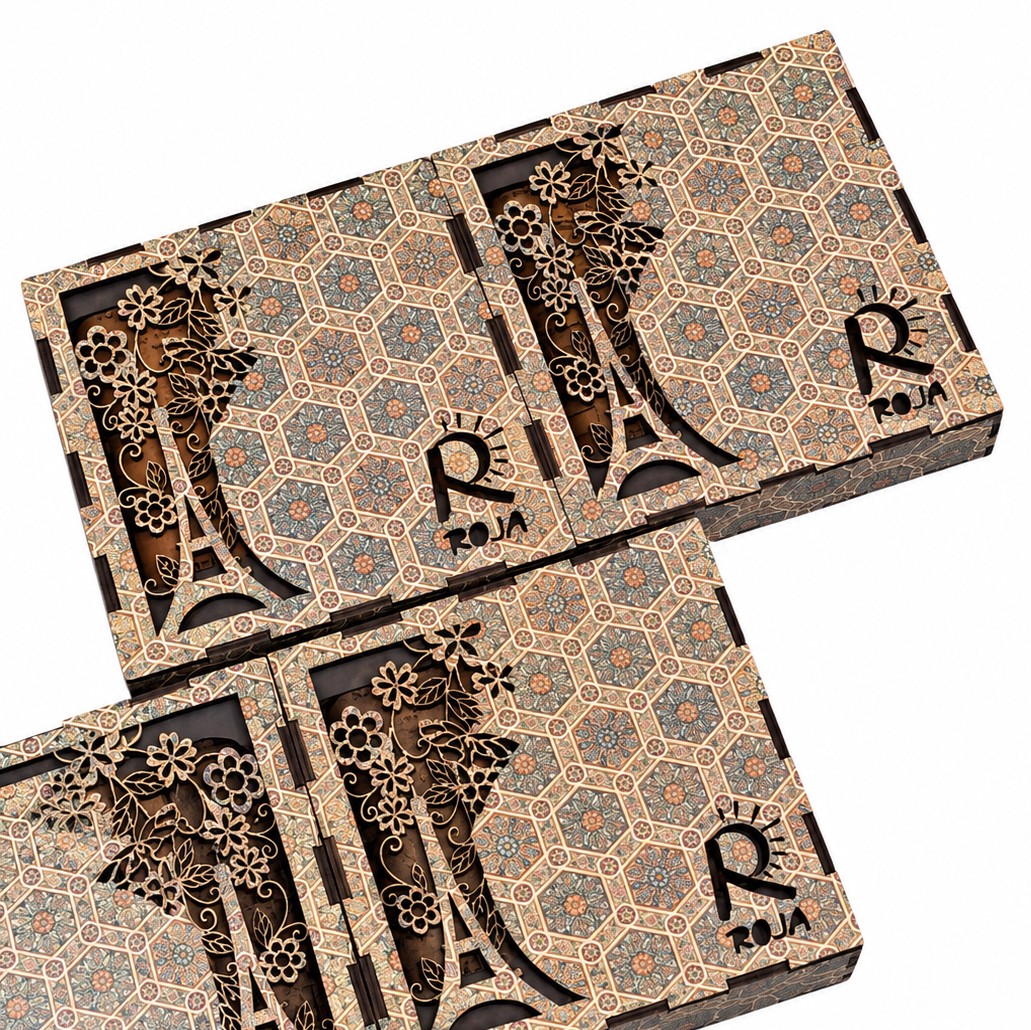 جعبه چوبی کد 302